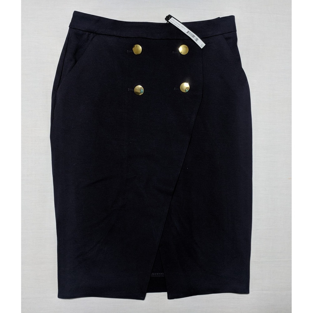 Harve Benard Women's Skirt Navy‎ Blue Nautical H15010502 Small S ~ New
